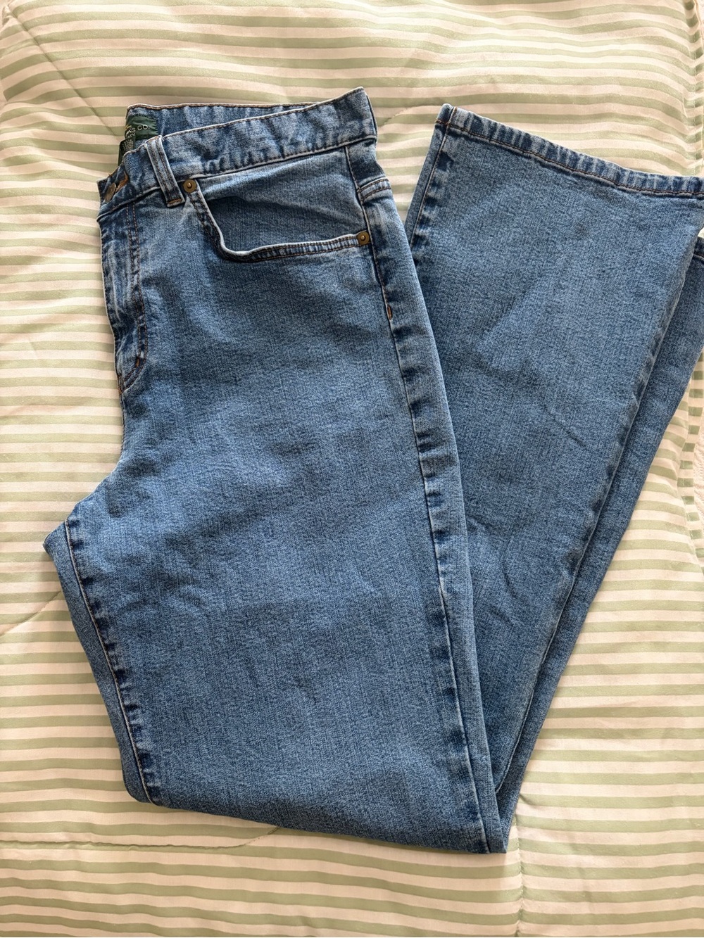 Lauren Ralph Lauren Light Blue Bootcut Jeans - Picture 1 of 4